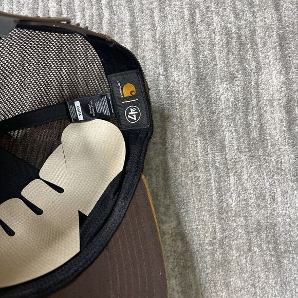 Dallas Cowboys Hat Cap Mesh Trucker 47 x Carharrt Adjustable Snapback Retro Logo - Picture 8 of 8